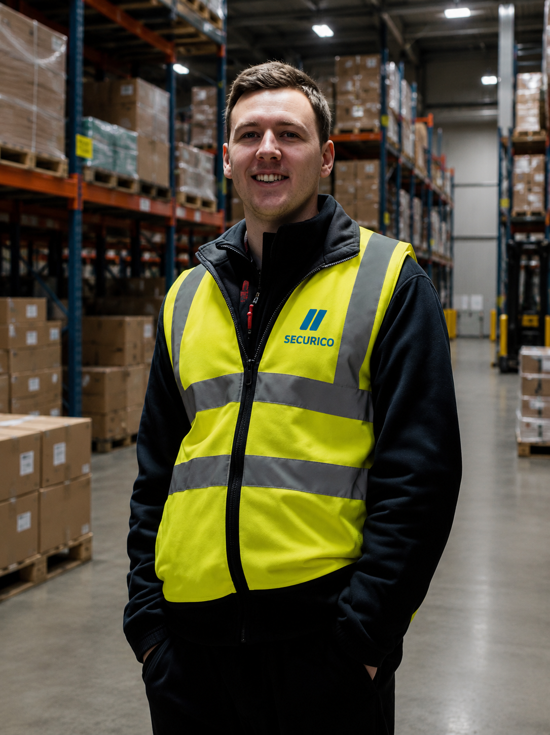SIA licensed SECURICO door supervisor on duty in the UK